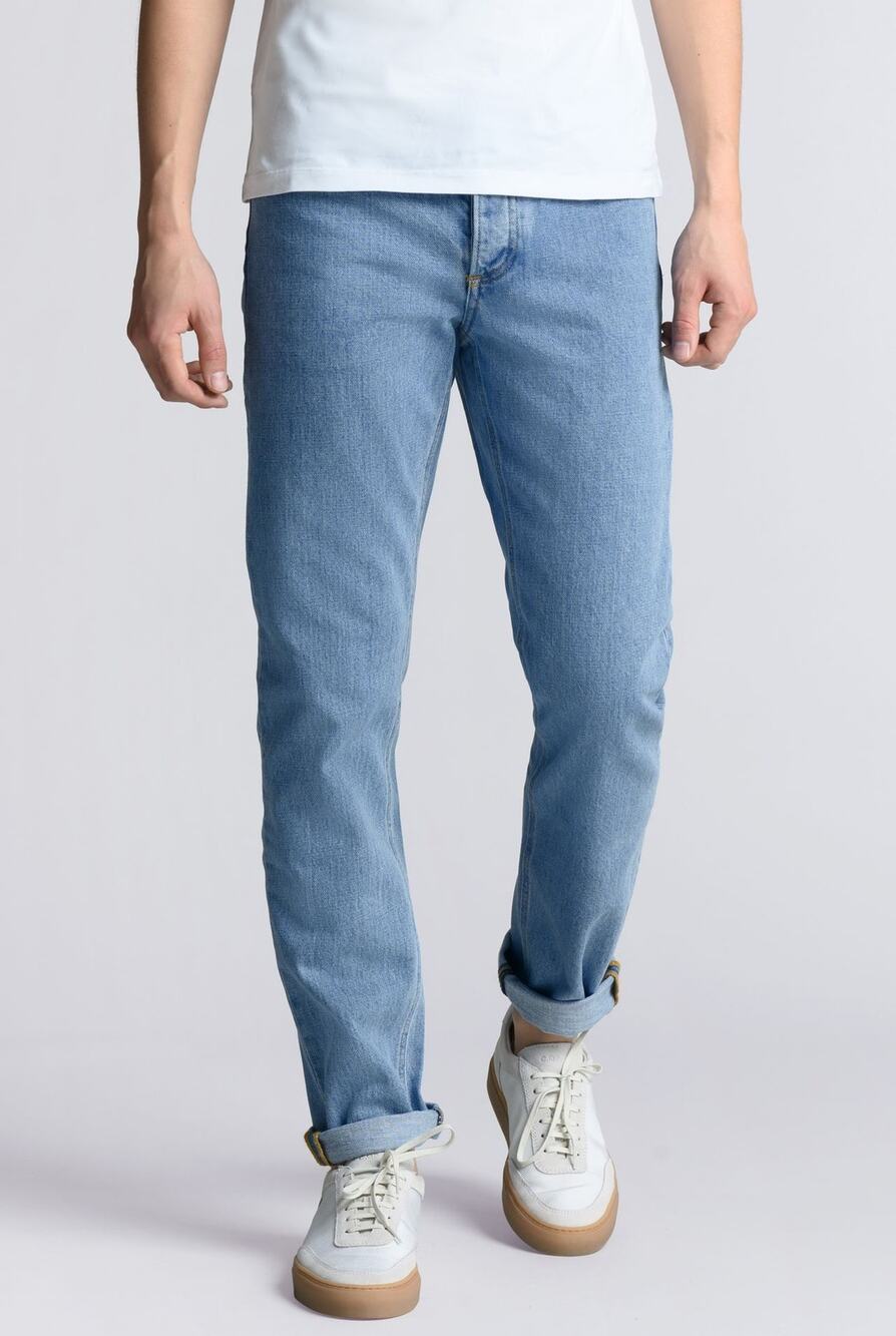 Asket Washed Denim Jeans Sz 31x30 Slim Light Wash Mens Jeans Nice!